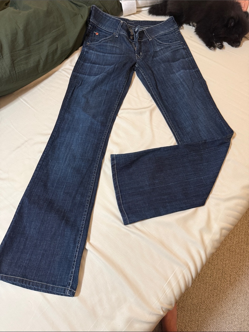 Dark Blue Women's Bootcut Jeans
